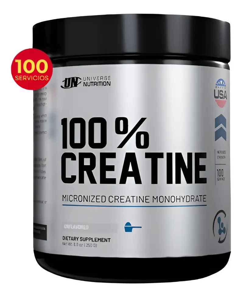 Creatina monohidratada Universe Nutrition de 250 g