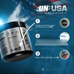 Información del fabricante de creatina Universe Nutrition